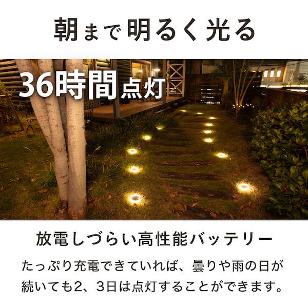 訳あり》ソーラーライト 屋外 明るい 〔 防水 ガーデンライト おしゃれ