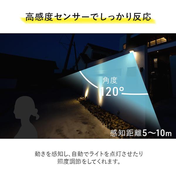 センサーライト 屋外 led 人感 ソーラー 防水 180日保証 センサーライト 屋外 led 人感 ソーラー 防水 180日保証