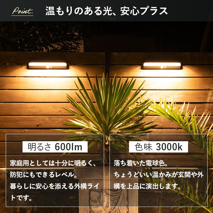 LUNAXIA（ルナシア） 2個 マグネット付 センサーライト 人感 屋外