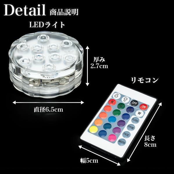 アイスペール用 LEDライト 4個セット GLOWLASS 防水 アイスペール ロックグラス 光る LED グラス ウイスキー バーボン スコッチ 光るアイスペール お洒落｜happy-joint｜05