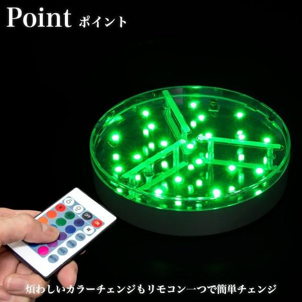 LEDで光る酒瓶のランタン LEDで光る酒瓶のランタン