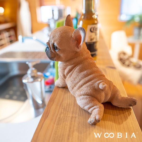 犬 置物 ガーデニング 雑貨 ガーデン オーナメント オブジェ 〔 フレンチブルドッグ 猫 庭 ペット WooBia｜happy-joint｜04