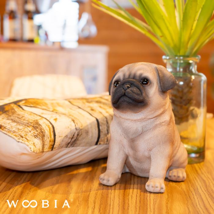 犬 置物 ガーデニング 雑貨 ガーデン オーナメント オブジェ 〔 パグ