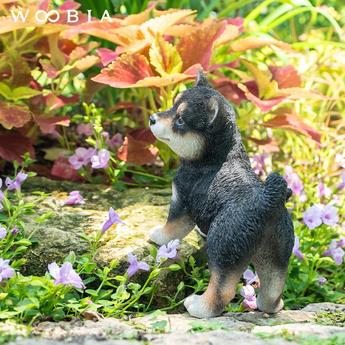 犬 置物 ガーデニング 雑貨 ガーデン オーナメント オブジェ 〔 柴犬