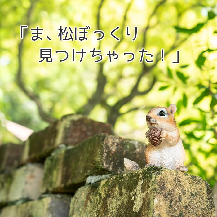 リス 置物 ガーデニング 雑貨 ガーデン オーナメント オブジェ