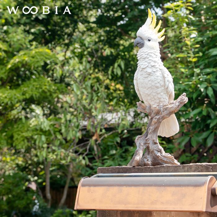 オウム 置物 ガーデニング 雑貨 ガーデン オーナメント オブジェ