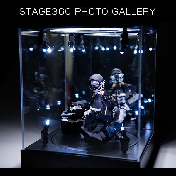 2個 フィギュアケース コレクションケース LED 〔 アクリル