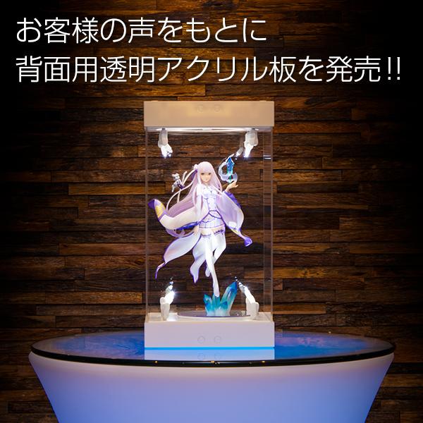 STAGE360用 背面アクリル板 Mサイズ コレクションケース アクリルケース TCG 交換用 トレーディング カードゲーム フィギュアケース ターンテーブル ミラー｜happy-joint｜02