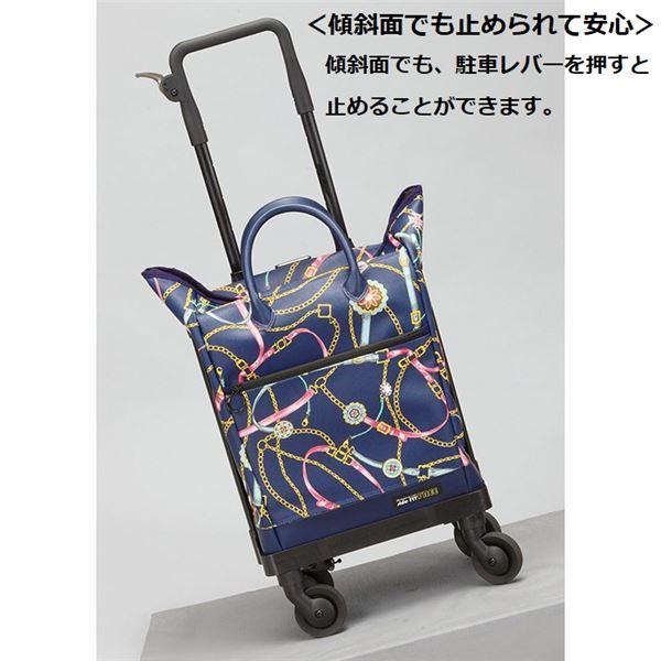 2022発売 アルミワイヤーカート ショッピングカート 花柄レッド 日本製 ダブルキャスター スワレル 通販 アルミワイヤーカート ショッピングカート ネイビー 日本製 ダブルキャスター スワレル