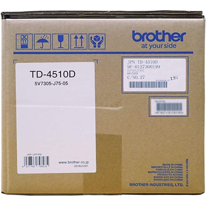 ブラザー工業　TD-4510D　4インチラベル幅　USB　300dpi　感熱ラベルプリンター　モノクロ　RS-232C