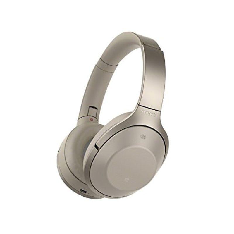 ソニー　SONY　ワイヤレスノイズキャンセリングヘッドホン　マイク付き　ハイレゾ対応　Bluetooth　MDR-1000X　グレーベー