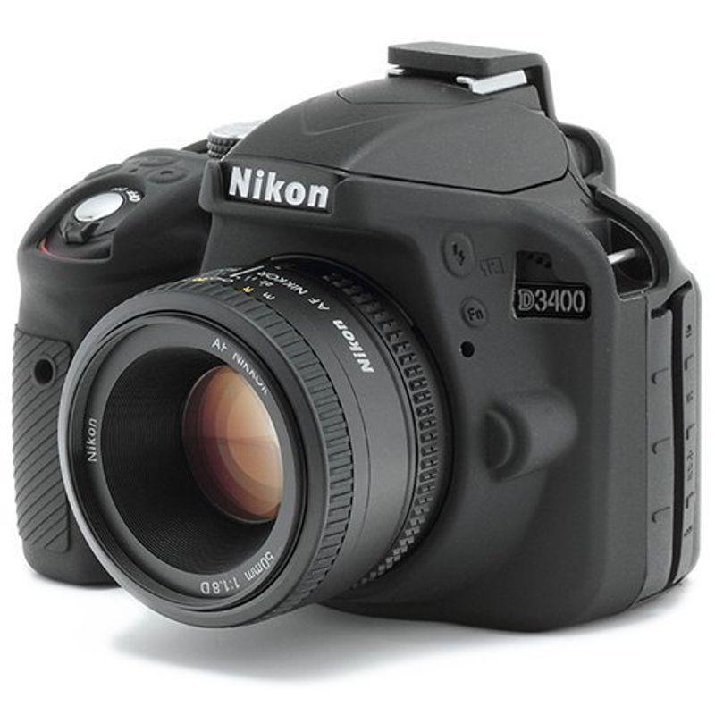 限定価格セール ディスカバード イージーカバー Nikon D3400 用 液晶保護フィルム 付 ブラック D3400BK  karolinemedeiros.com.br
