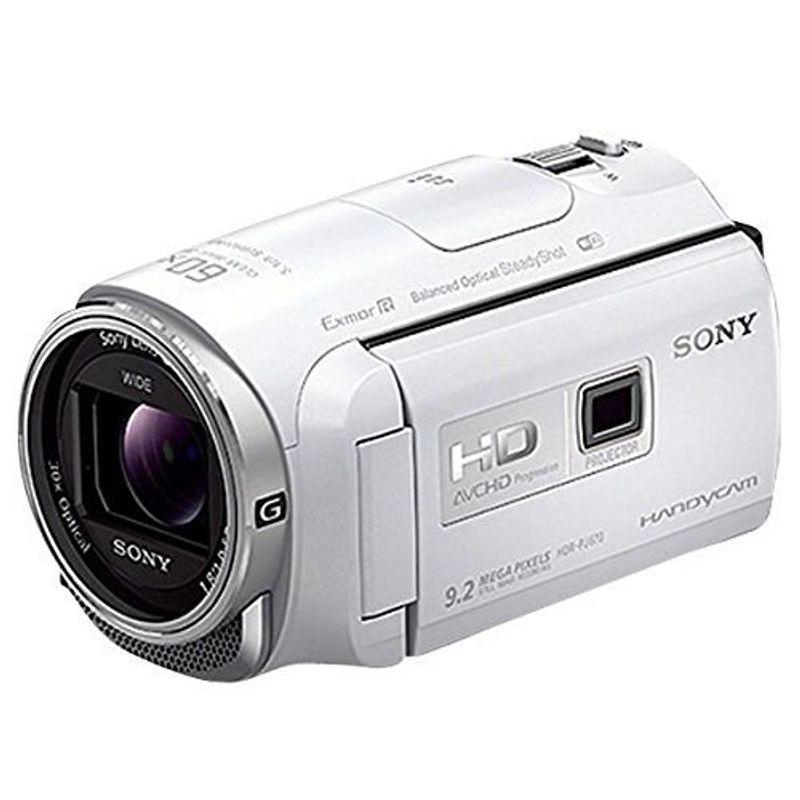 SONY HDビデオカメラ Handycam HDR-PJ670 ホワイト 光学30倍 HDR-PJ670-W