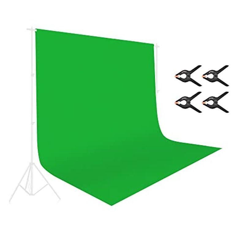 UTEBIT グリーンバック x 3m クロマキー グリーン 撮影用 バックペーパー 緑 背景布 6.56 x 9.84ft ポリエステ