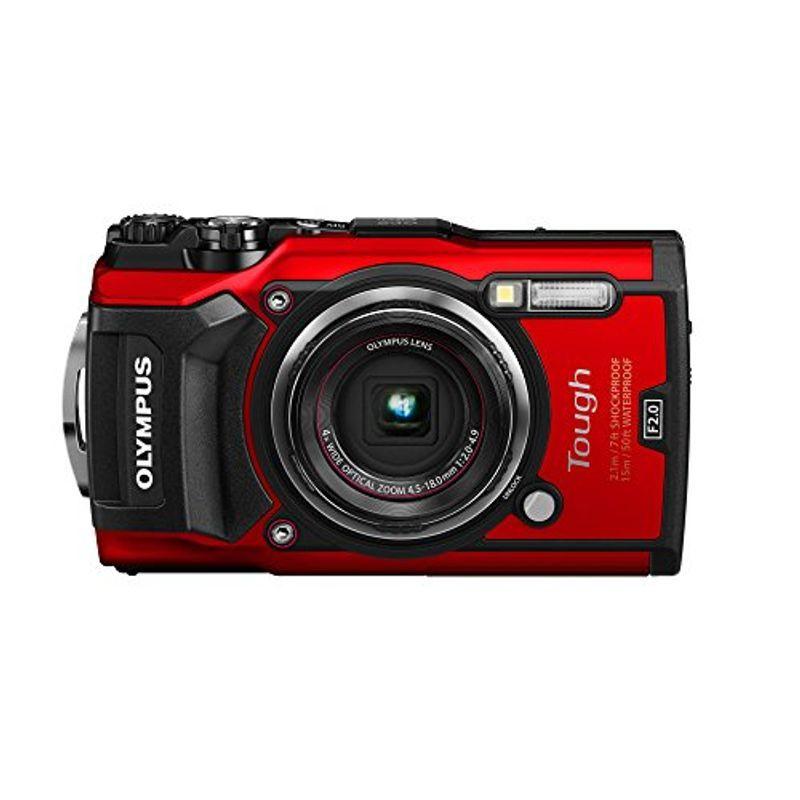 OLYMPUS デジタルカメラ Tough オンライン限定商品 注目のブランド TG-5 レッド 1200万画素CMOS 防水 100kgf耐荷重 F2.0 15m GPS+電