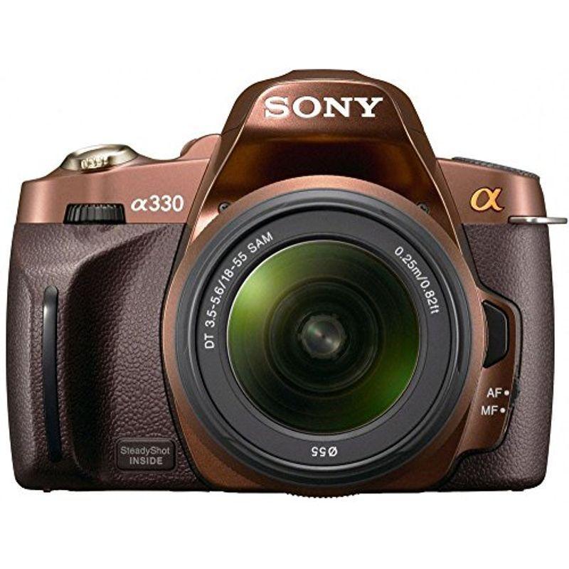 ソニー SONY デジタル一眼レフカメラ α330 ズームレンズキット ブラウン DSLRA330L T