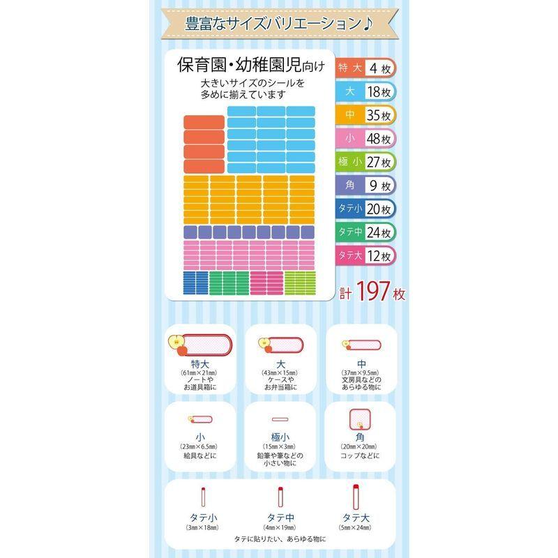 名前シール お名前シール 抗菌 防水 かわいい 耐水 おしゃれ なんと 大増量 197枚 040 ティラノサウル 珍しい
