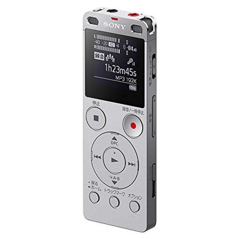 ソニー ステレオICレコーダー FMチューナー付 4GB シルバー ICD-UX560F