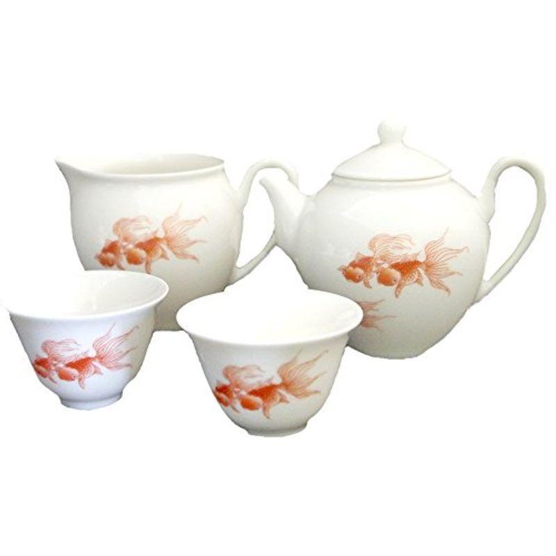 茶器セット 台湾茶器 金魚 台湾茶器 風清堂 急須 茶海 風清堂