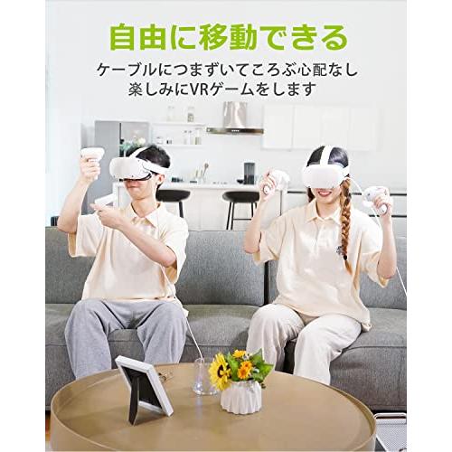 ZYBER link ケーブル Meta Quest 3 / Oculus Quest 2用の5MケーブルUSB-A & USB-C 2.5Gbps高速データ転送Quest2に適用Linkケーブル オキュリスクエス｜happy-ness-store｜06