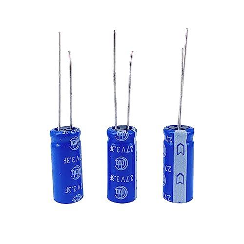 PENGLIN 10個 スーパーファラッドコンデンサ 2.7V 3.3F 8x19mm PENGLIN 10個 スーパーファラッドコンデンサ 2.7V 3.3F 8x19mm