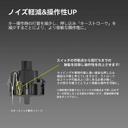 TALONGAMES 静音化リング メカニカル キーボードに対応 Oリング TALONGAMES 静音化リング メカニカル キーボードに対応 Oリング
