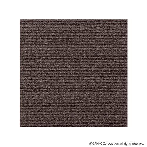 サンコー ずれない キッチンマット タイルマット 25×25cm 8枚 ビターブラウン カーペットタイプ【日本製 撥水 消臭 洗える】おくだけ吸着 KX-72 |  | 07