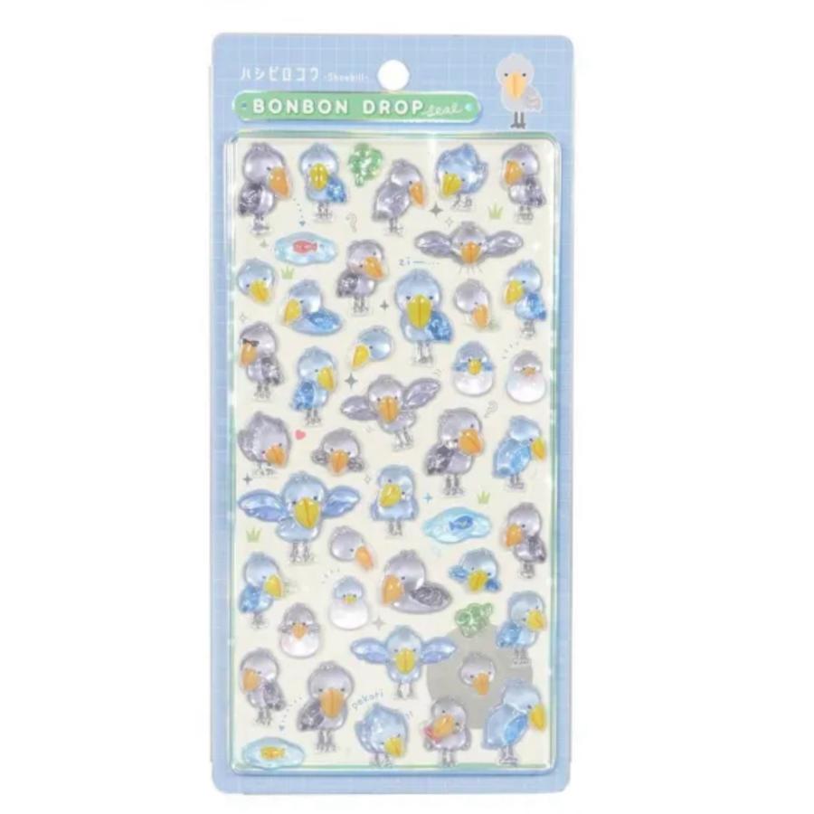 Q-LiA（クーリア） ボンボンドロップシール ハシビロコウ : Happy