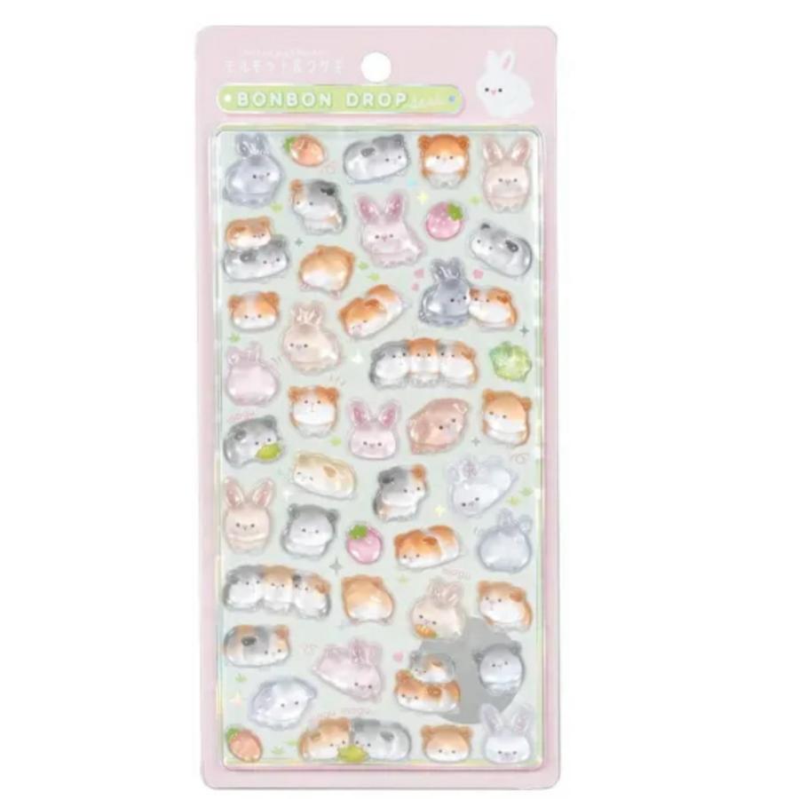 【正規品】新品未開封⭐︎ボンボンドロップシール⭐︎全8種コンプリートセット⭐︎アニマル サンスター文具 BONBON DROP SEAL(ボンボンドロップシール) ディズニー