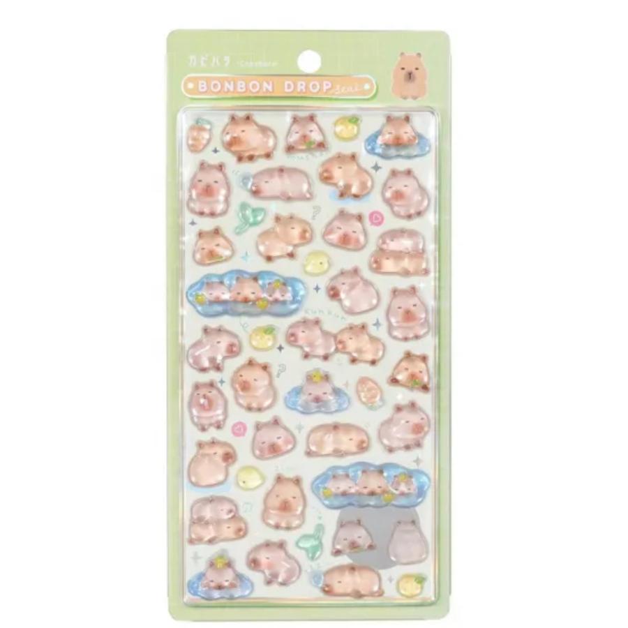 Q-LiA（クーリア） ボンボンドロップシール カピバラ : Happy-panda