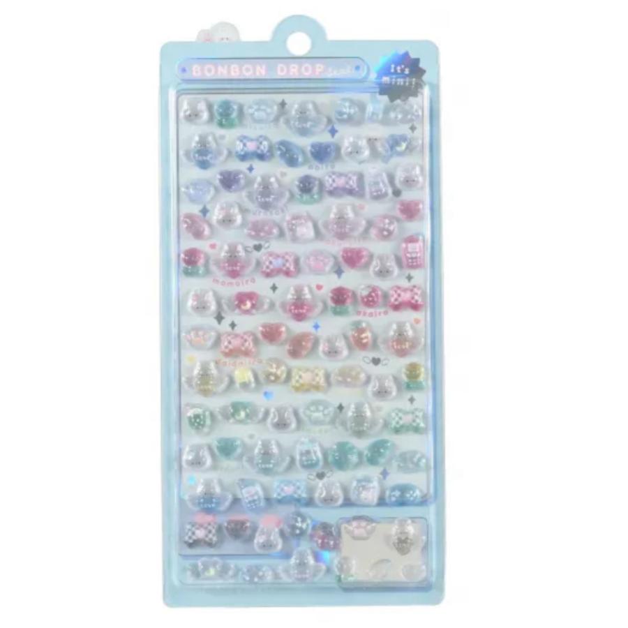 クーリア ボンボンドロップシール ミニ なないろボンボン : Happy