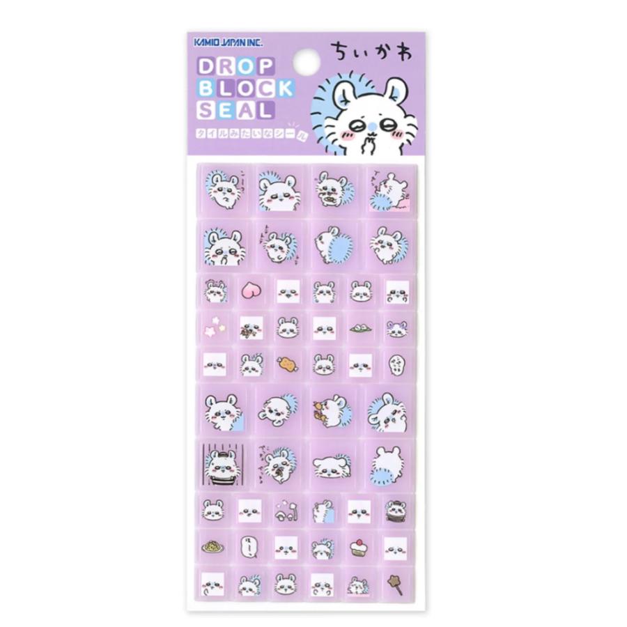 カミオジャパン ちいかわ ドロップブロックシール モモンガ 228301