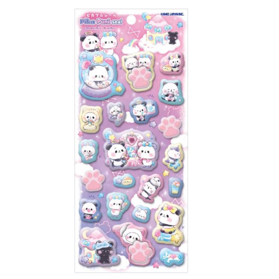 カミオジャパン ピカプニシール もちもちぱんだ 229335 : Happy-panda