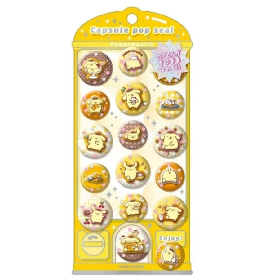 カミオジャパン サンリオキャラクターズ カプセルポップシール