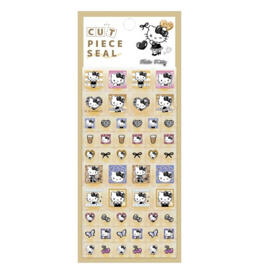 CRUX（クラックス） カット ピースシール ハローキティ ブラックリボン