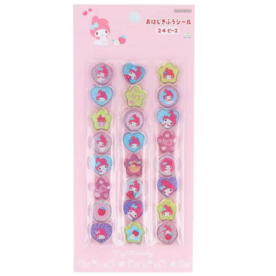 サンスター文具 おはじき風シール ステショ Pastel マイメロディ