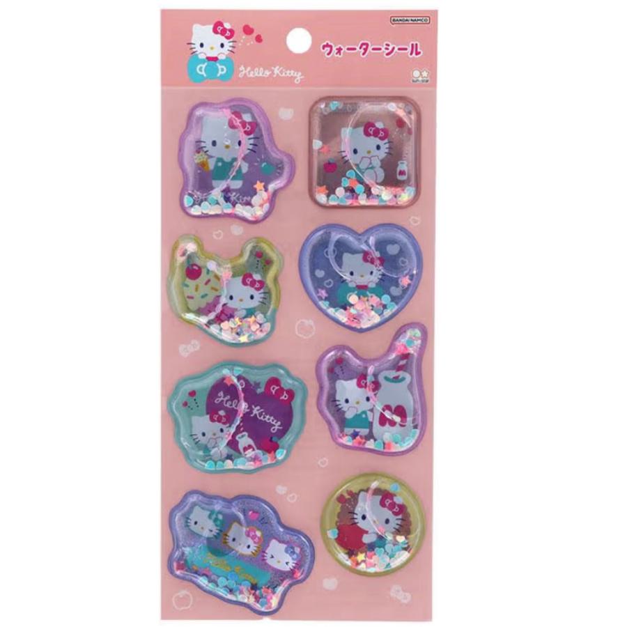 サンスター文具 ウォーターシール ステショ Pastel ハローキティ