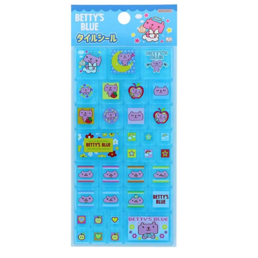 サンスター文具 ベティーズブルー グッズ タイルシール ぷっくり