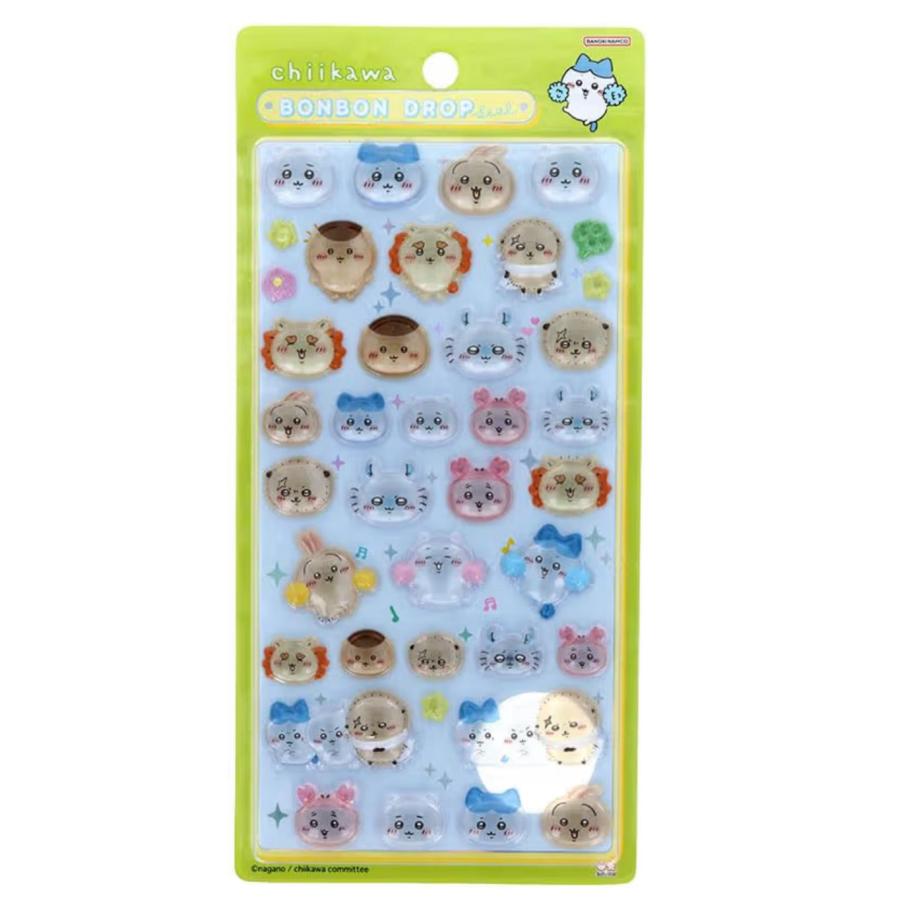 サンスター文具 ボンボンドロップシール ちいかわ みんな ニコニコ