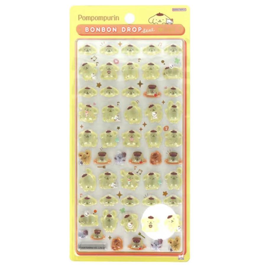 サンスター文具 ボンボンドロップシール ミニ ポムポムプリン サンリオ