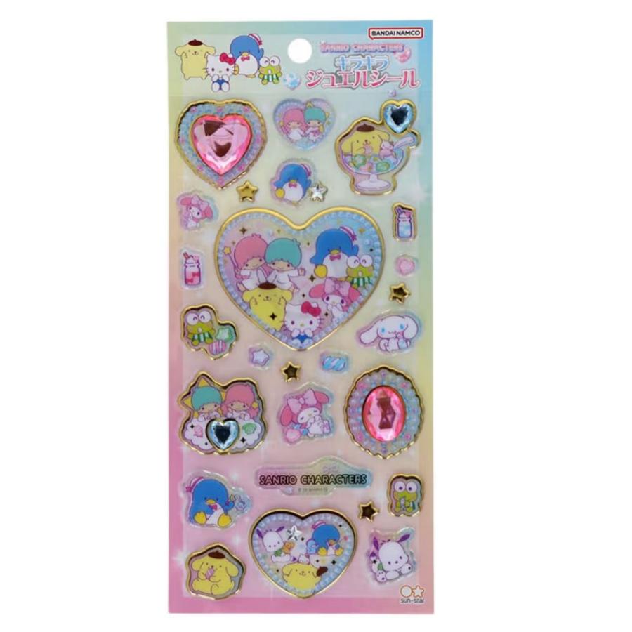 サンスター文具 キラキラジュエルシール サンリオキャラクターズ
