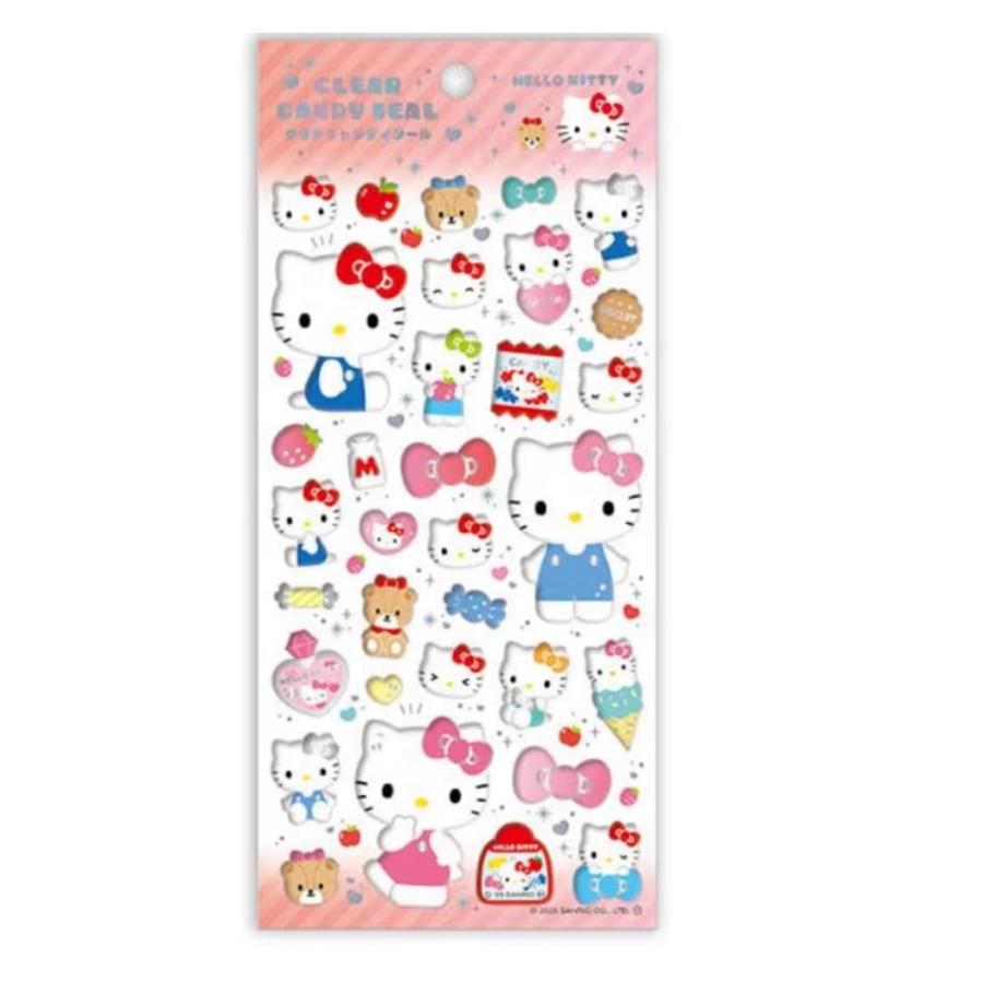 クリアキャンディシール ハローキティ サンリオキャラクターズ : Happy