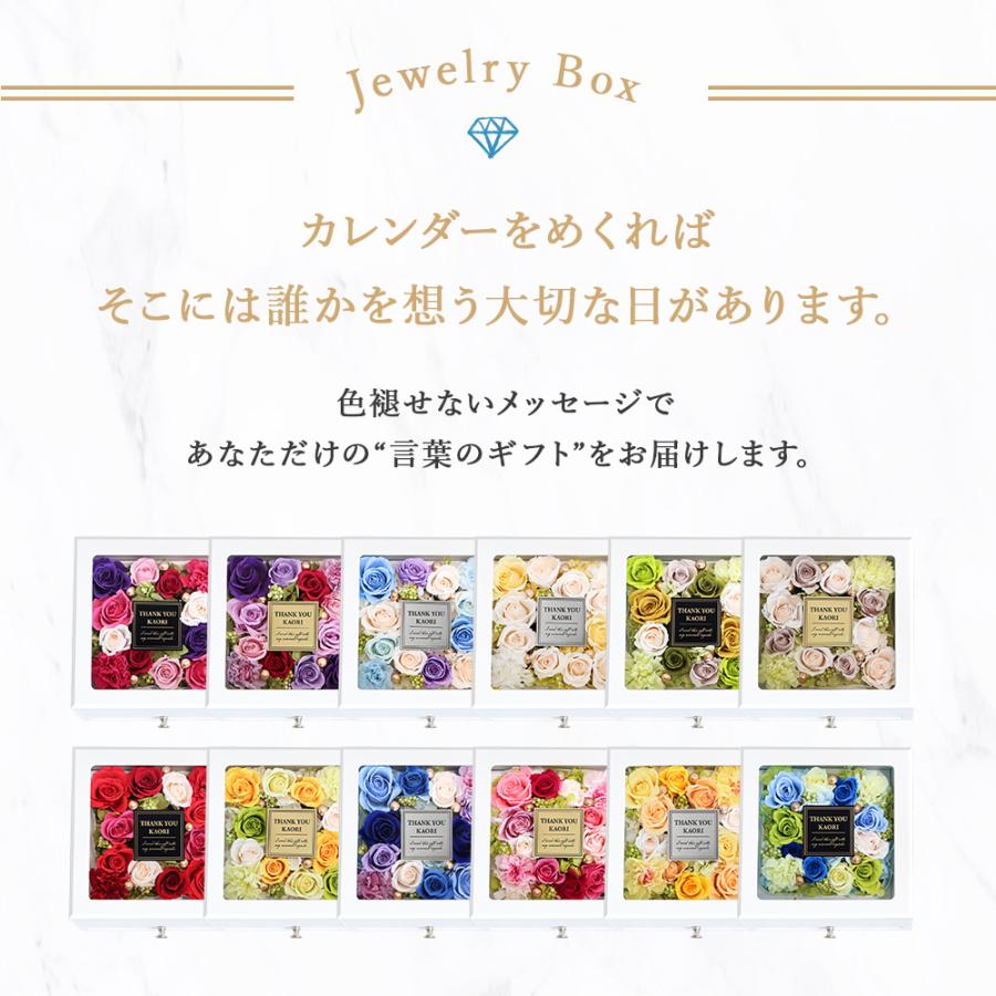 生まれた月の名入れギフト【Fleur -フルール-】誕生石カラー