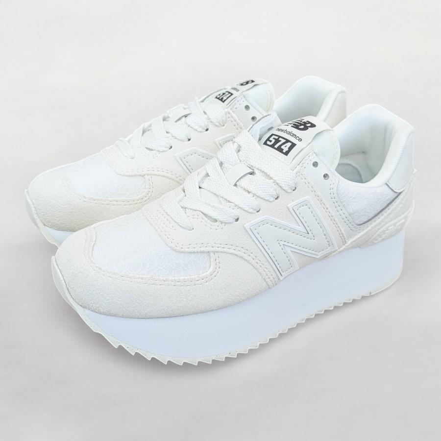 New Balance スニーカー 574+ WHITE ホワイト WL574ZBJ B幅 New Balance スニーカー 574+ WHITE ホワイト WL574ZBJ B幅