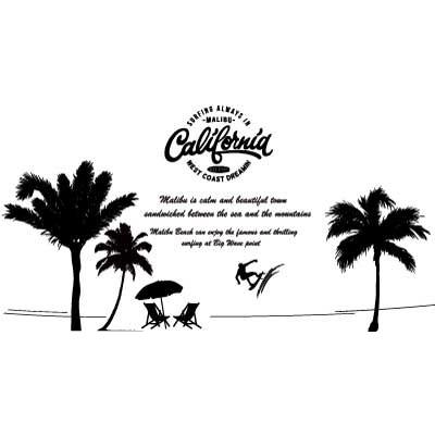 カリフォルニア　西海岸　店　ウォールステッカー　インテリア 海 ビーチ｜happy-sticker｜19