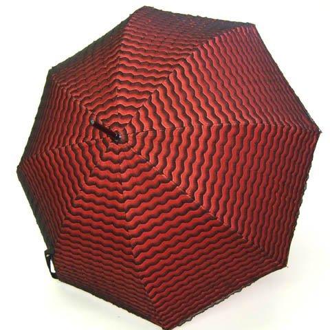 Thomass 財布 帽子 ファッション小物 Chantal レース二重傘 赤 レース二重傘 赤 シャンタルトーマス De A B008d9i5ei ハッピー ストア1号店 雨傘