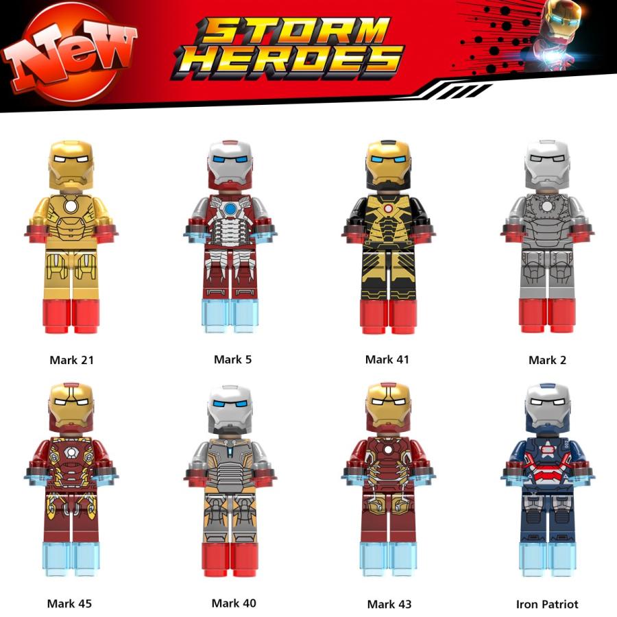 ブロック互換 レゴ 売店 互換品 レゴミニフィグ アベンジャーズ プレゼント Mk21他8体jセット Lego クリスマス レゴブロック