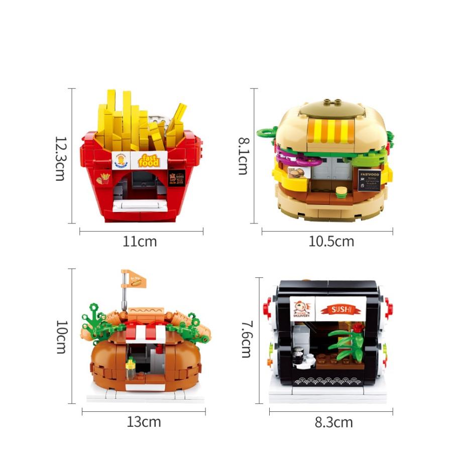 ブロック互換 レゴ 互換品 レゴアイスクリーム屋 飲食店 G セット 