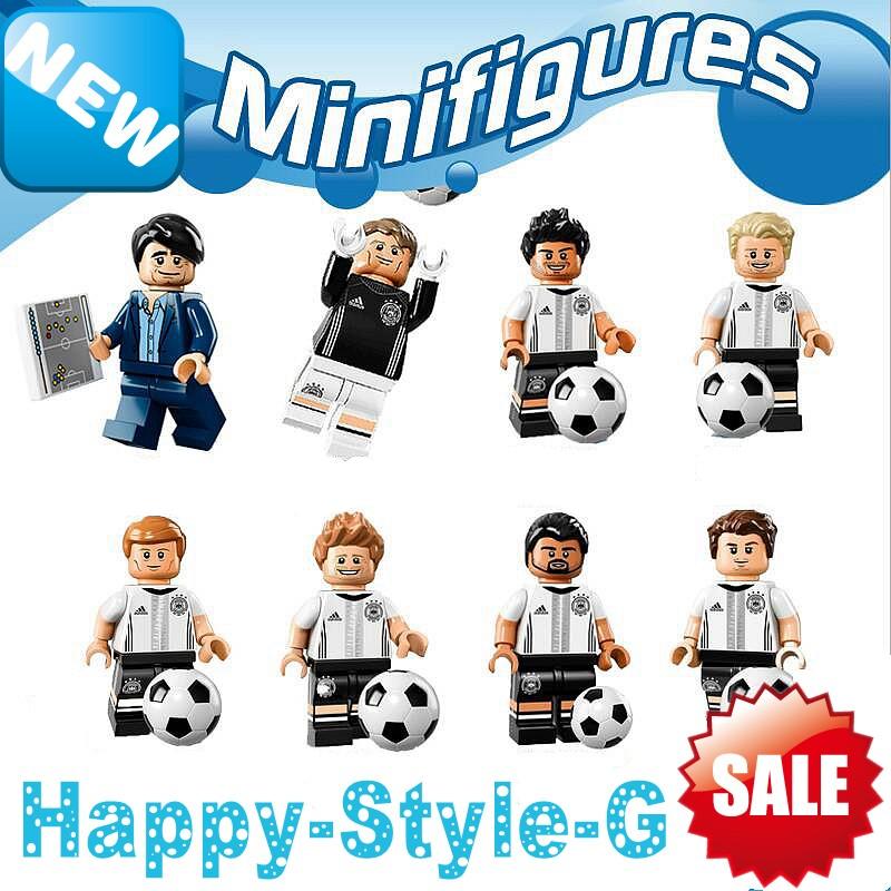 ブロック互換 レゴ 互換品 レゴミニフィグ サッカー選手8体 ドイツ ボール付き レゴブロック Lego クリスマス プレゼント Kl9001 Happy Style G 通販 Yahoo ショッピング