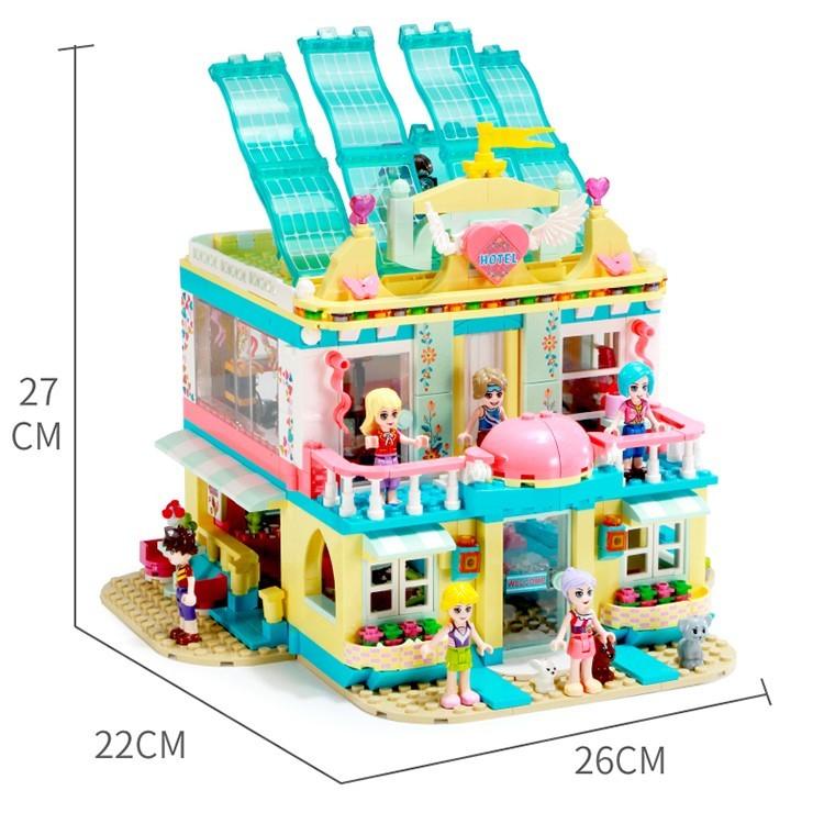 ブロック互換 レゴ 互換品 水上プールシリーズ 夏の楽園 女の子Aセット 